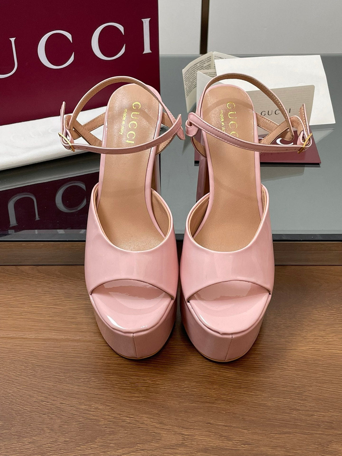 HIGH HEEL SANDALS 13 CM IN LIGHT PINK LAMBSKIN
