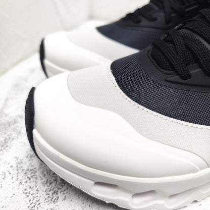 CLOUDTILT 2.0 SNEAKER PALE GRAY MIX BLACK CALFSKIN AND BREATHABLE MESH