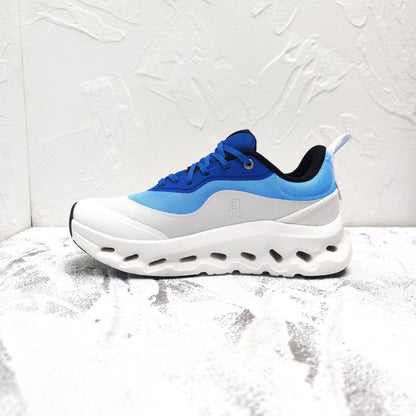 CLOUDTILT 2.0 SNEAKER COBALT BLUE MIX PALE GRAY CALFSKIN AND BREATHABLE MESH