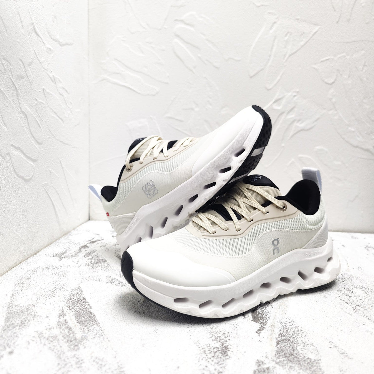 CLOUDTILT 2.0 SNEAKER PALE GRAY CALFSKIN AND BREATHABLE MESH
