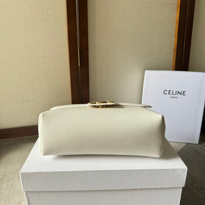 MEDIUM CELINE VICTOIRE BAG 25 IN IVORY CALFSKIN