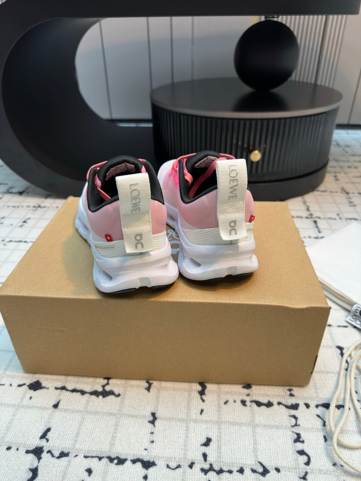 LW CLOUDTILT 2.0 SNEAKER PINK AND WHITE POLYESTER