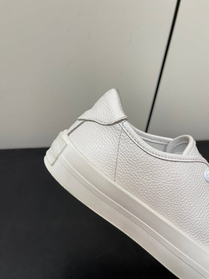 LP CLASSIC BISCUIT SNEAKERS WHITE CALFSKIN