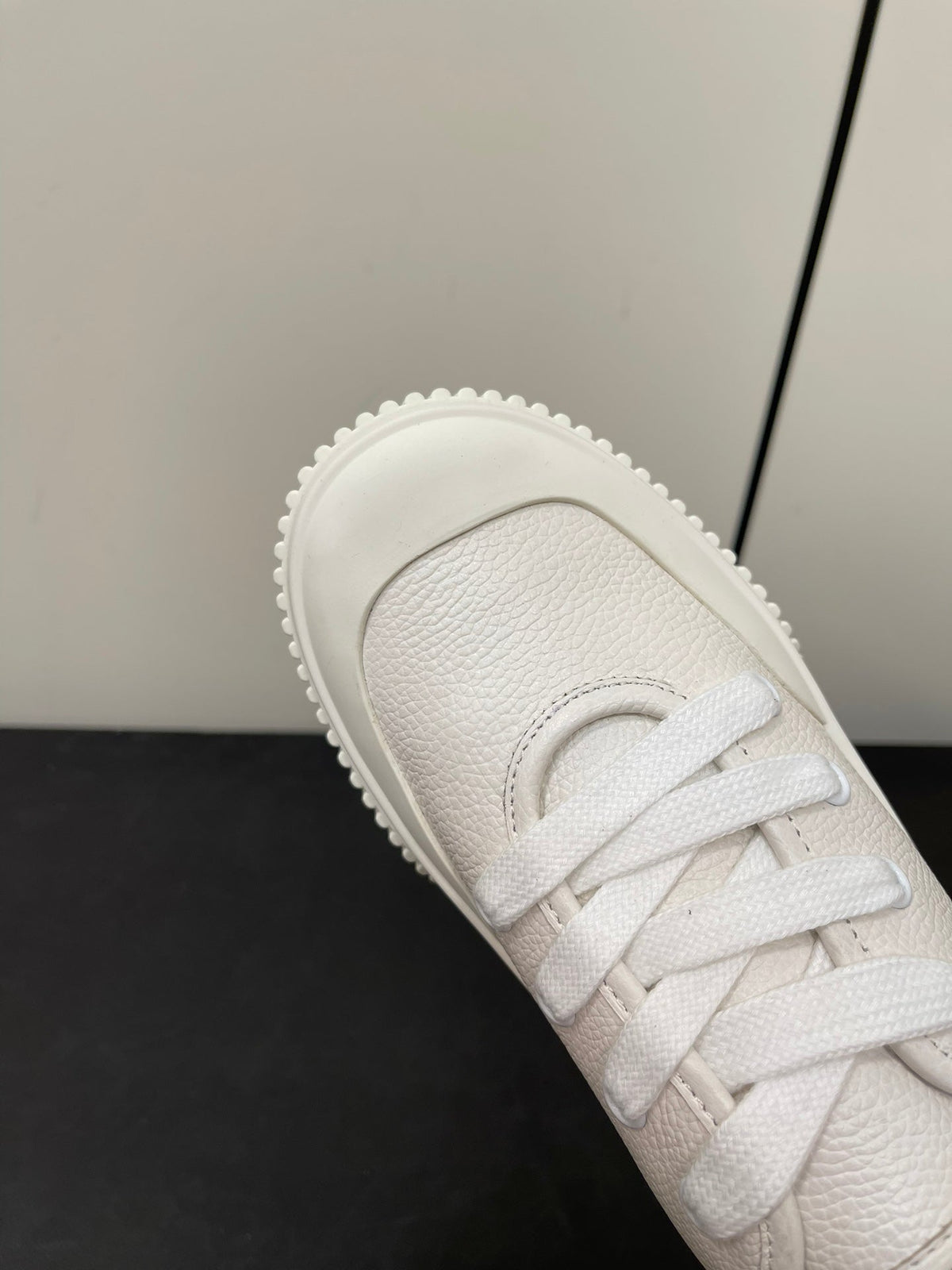LP CLASSIC BISCUIT SNEAKERS WHITE CALFSKIN