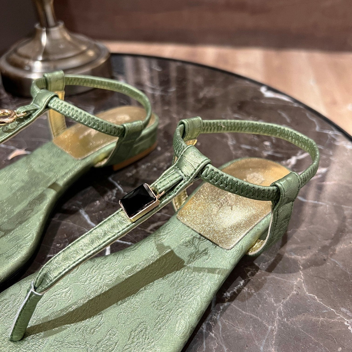 LP MINDIL SANDAL ROBIN 'S EGG SILK