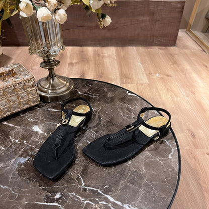 LP MINDIL SANDAL BLACK SILK