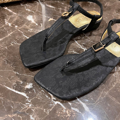 LP MINDIL SANDAL BLACK SILK