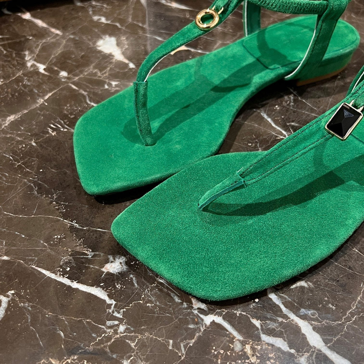 LP MINDIL SANDAL CASTLETON GREEN SUEDE