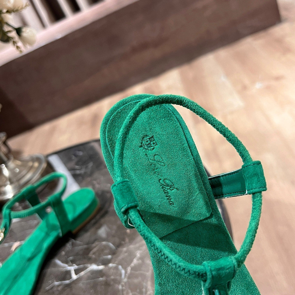 LP MINDIL SANDAL CASTLETON GREEN SUEDE