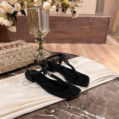 LP MINDIL SANDAL BLACK SUEDE