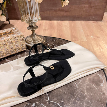 LP MINDIL SANDAL BLACK SUEDE