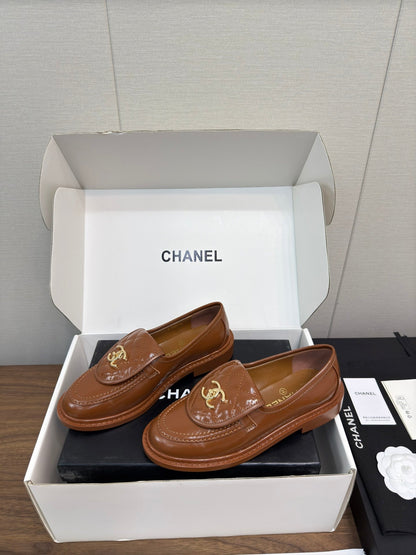 MOCCASIN 2.5 CM IN GINGERBREAD BROWN PREMIUM LAMBSKIN