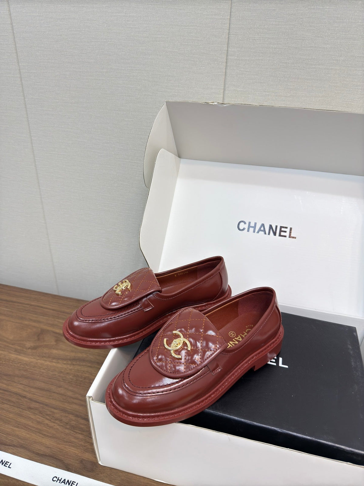 MOCCASIN 2.5 CM IN JAM RED PREMIUM LAMBSKIN