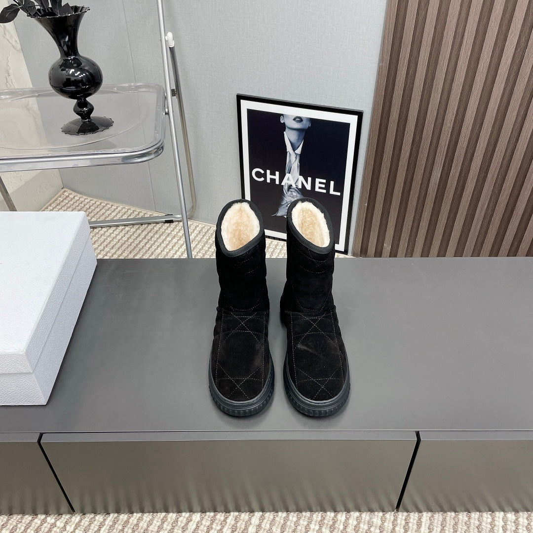 FROST ANKLE BOOT BLACK CANNAGE SUEDE
