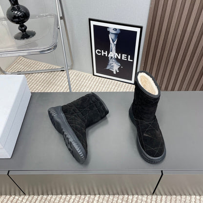 FROST ANKLE BOOT BLACK CANNAGE SUEDE