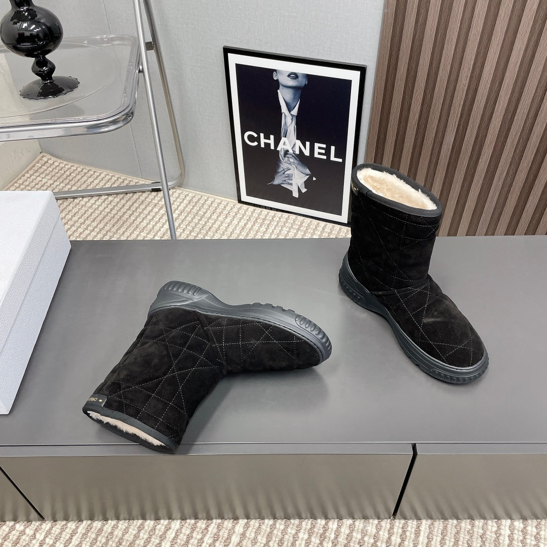 FROST ANKLE BOOT BLACK CANNAGE SUEDE