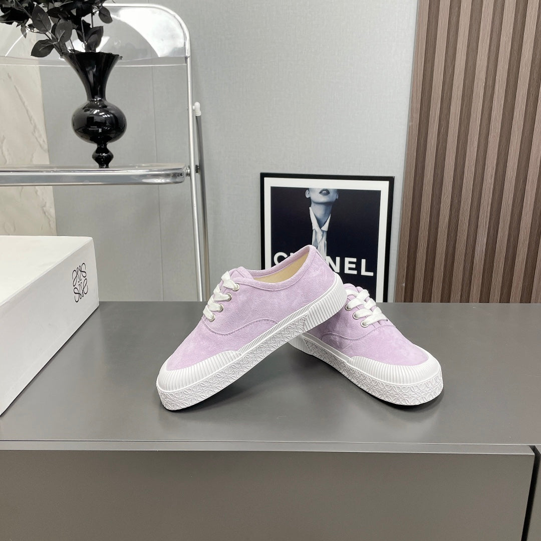 TERRA VULCA LACE-UP SNEAKER IN PASTEL PURPLE SUEDE