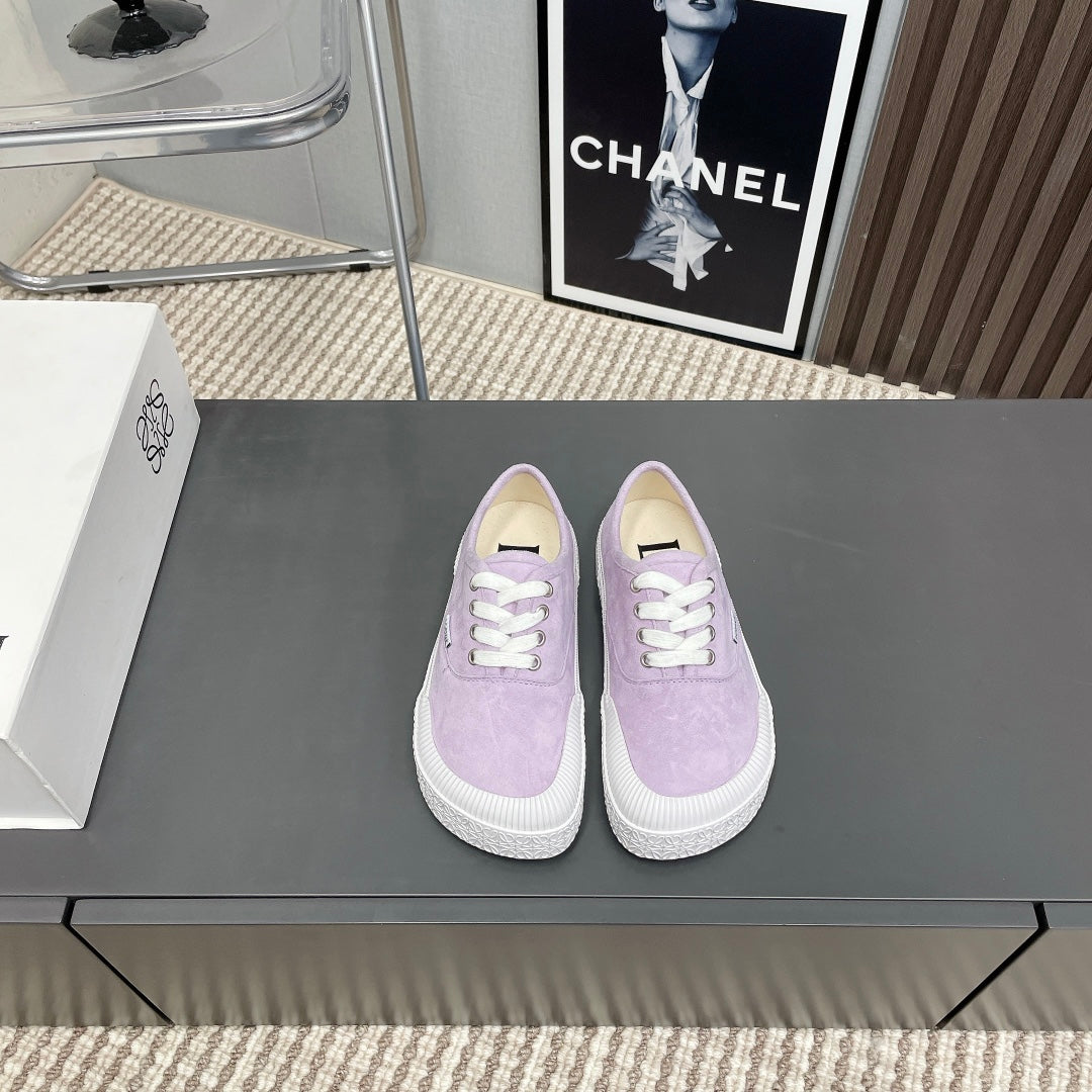 TERRA VULCA LACE-UP SNEAKER IN PASTEL PURPLE SUEDE