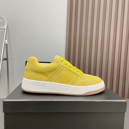 SL/61 SNEAKERS IN LIGHT YELLOW SUEDE