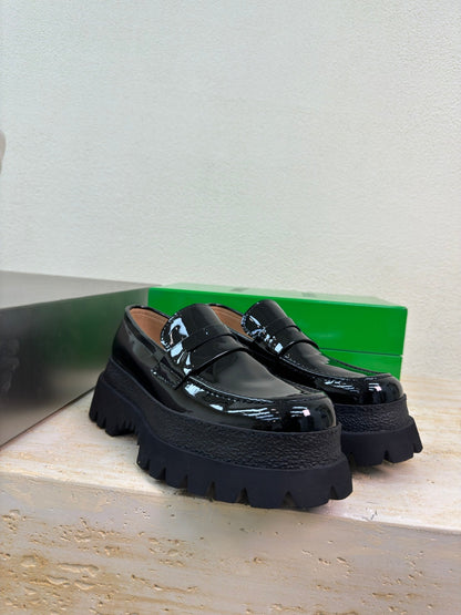 HADDOCK MOCCASIN IN BLACK PATENT CALFSKIN