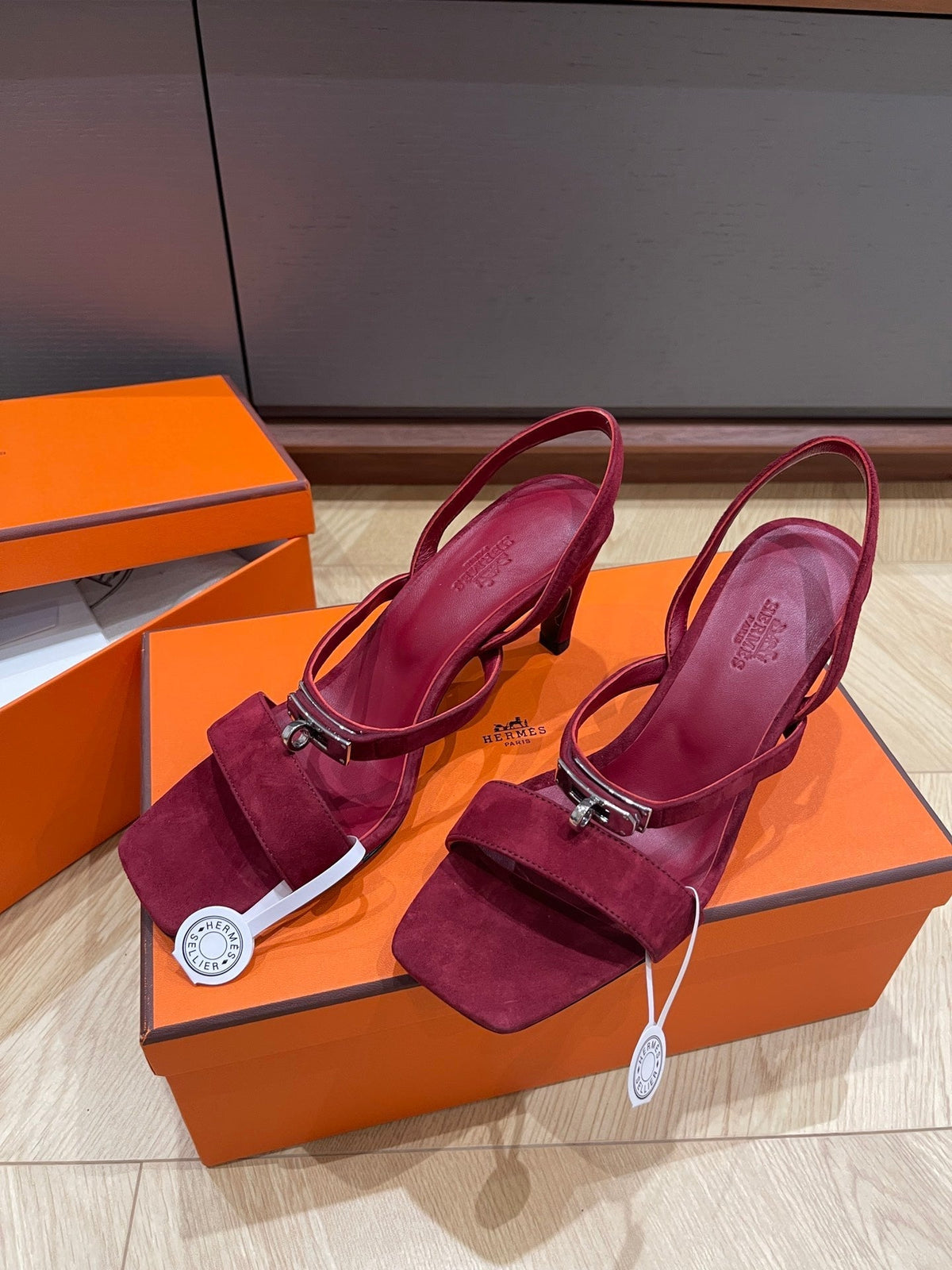 GLAMOUR 75 SANDAL MULBERRY SUEDE
