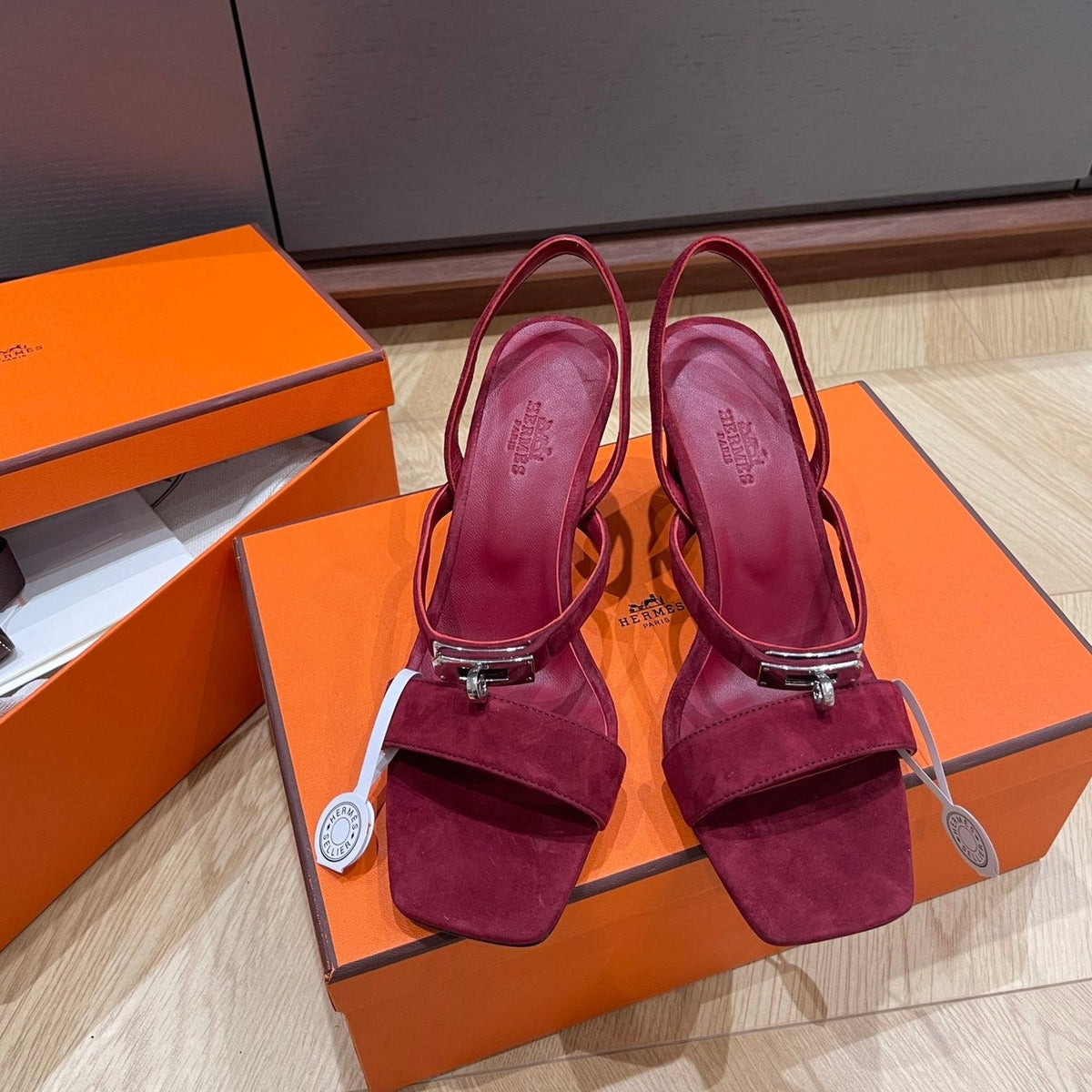 GLAMOUR 75 SANDAL MULBERRY SUEDE