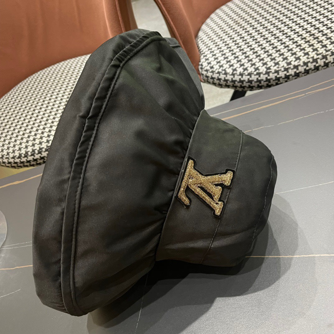 BUCKET HAT IN BLACK COTTON 404526