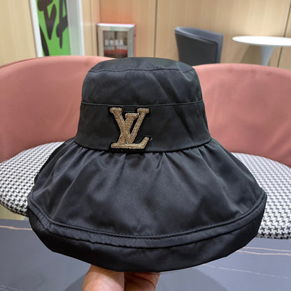BUCKET HAT IN BLACK COTTON 404526