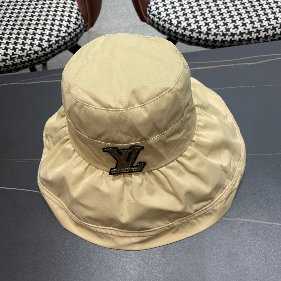 BUCKET HAT IN BEIGE COTTON 404527