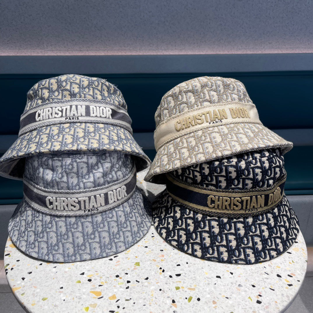 BUCKET HAT IN BLUE GRAY COTTON 429924