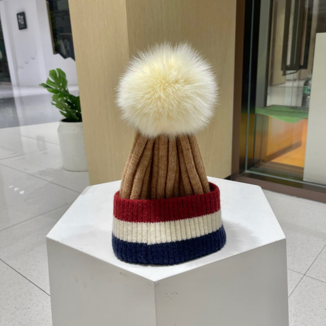 BEANIE HAT IN COLORFUL WOOL 434721