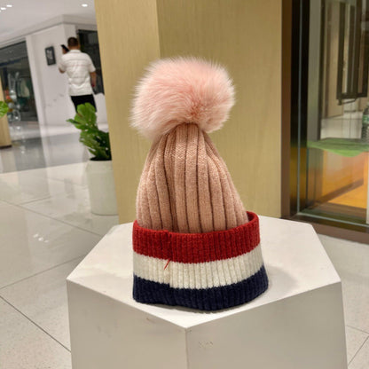 BEANIE HAT IN COLORFUL WOOL 434723