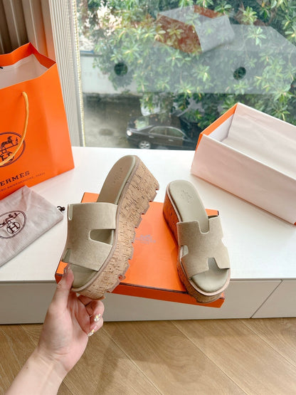 EZE 65 SANDAL CREAM SUEDE