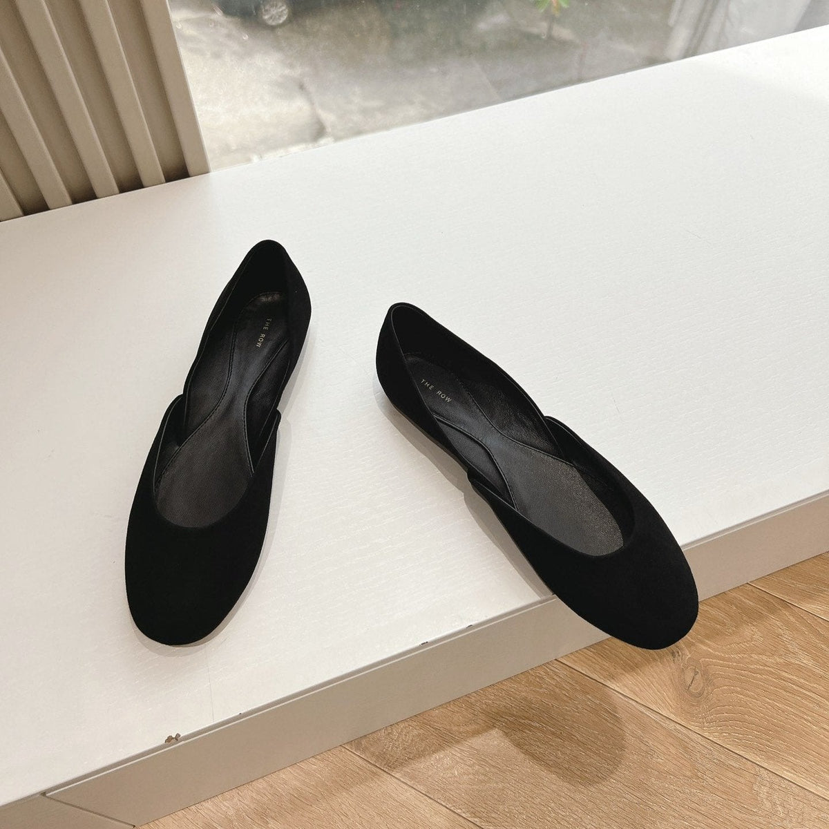 SL GEMMA BALLET FLAT BLACK SUEDE
