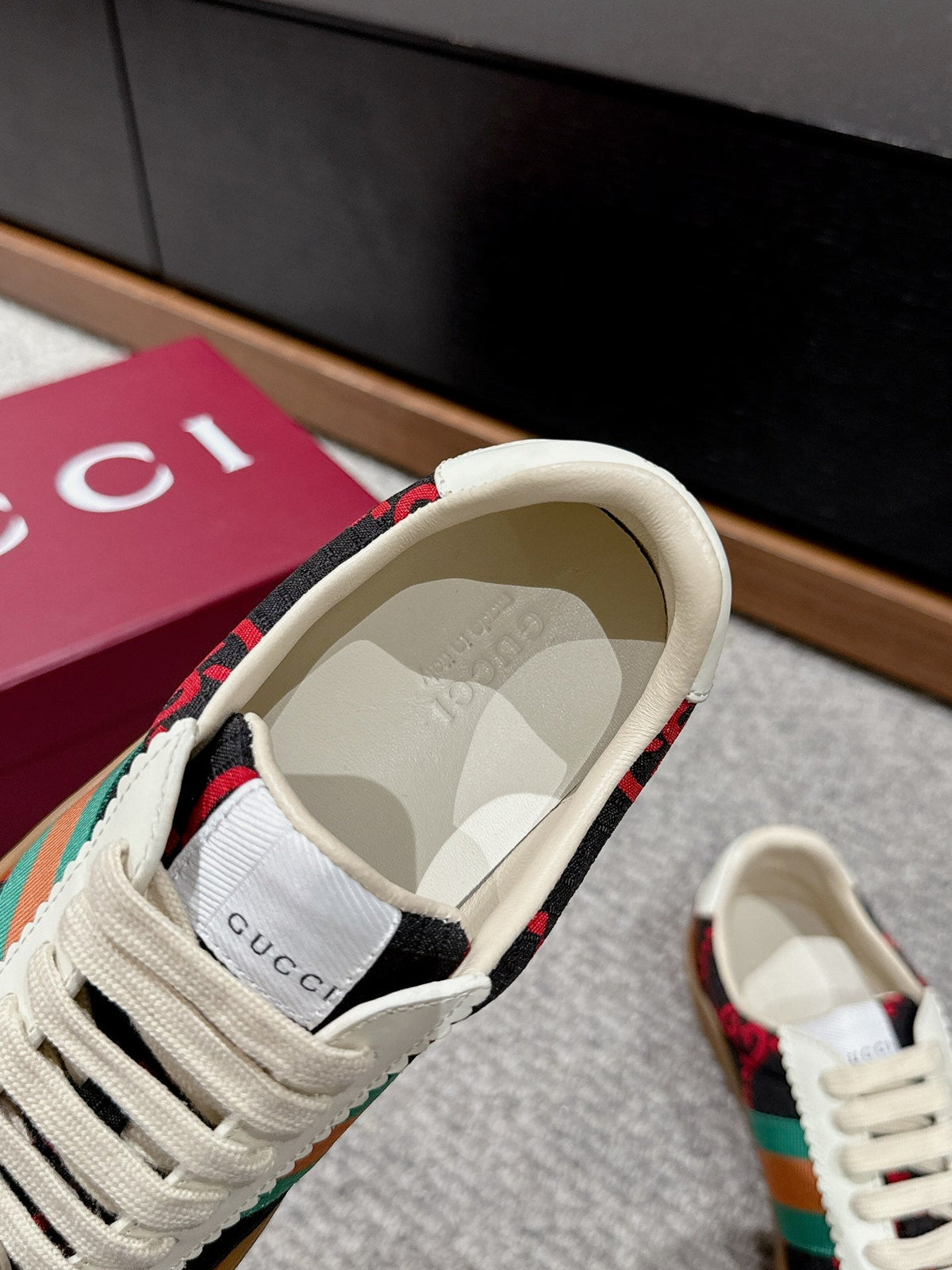 GG & ADIDAS SNEAKER BROWN FABRIC