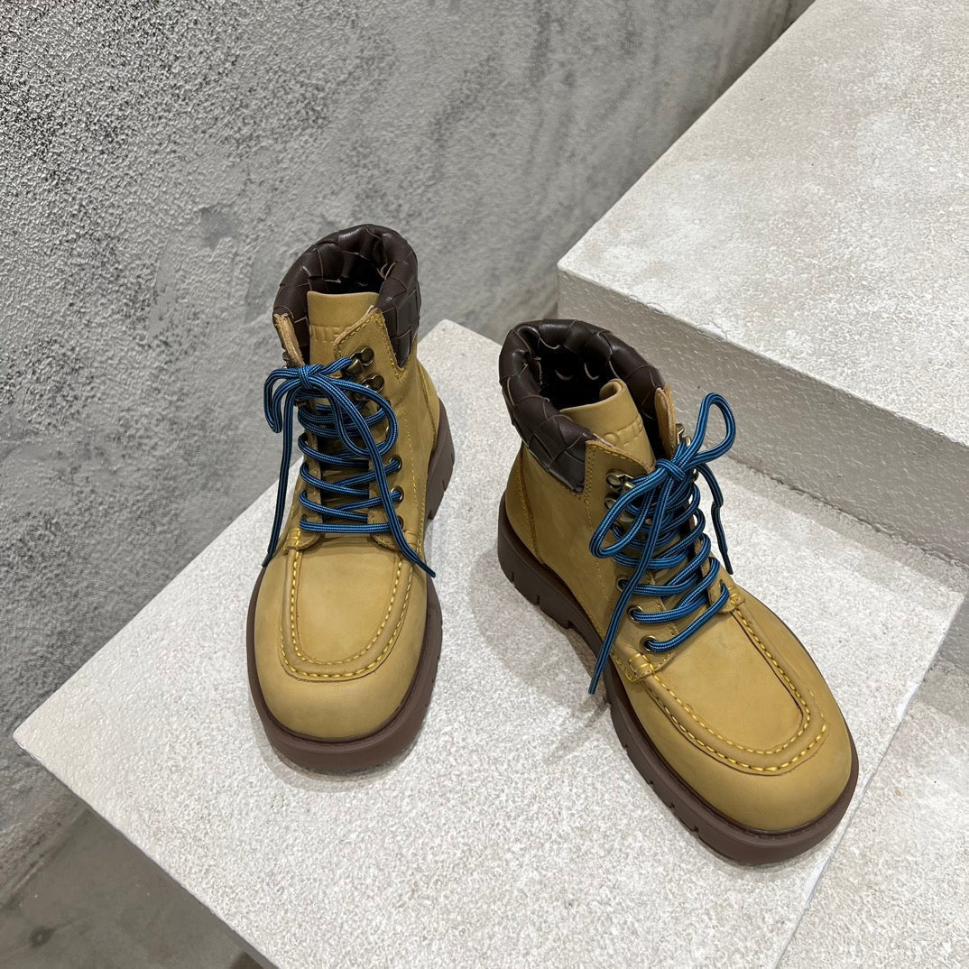 HADDOCK LACE-UP ANKLE BOOT IN CIDER BROWN SUEDE