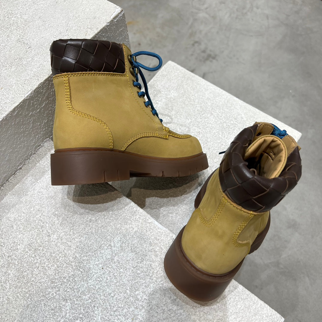 HADDOCK LACE-UP ANKLE BOOT IN CIDER BROWN SUEDE