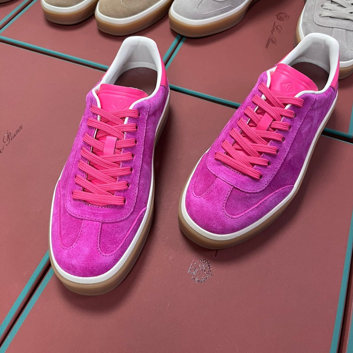 LP TENNIS WALK SNEAKERS BARBIE PINK CALFSKIN