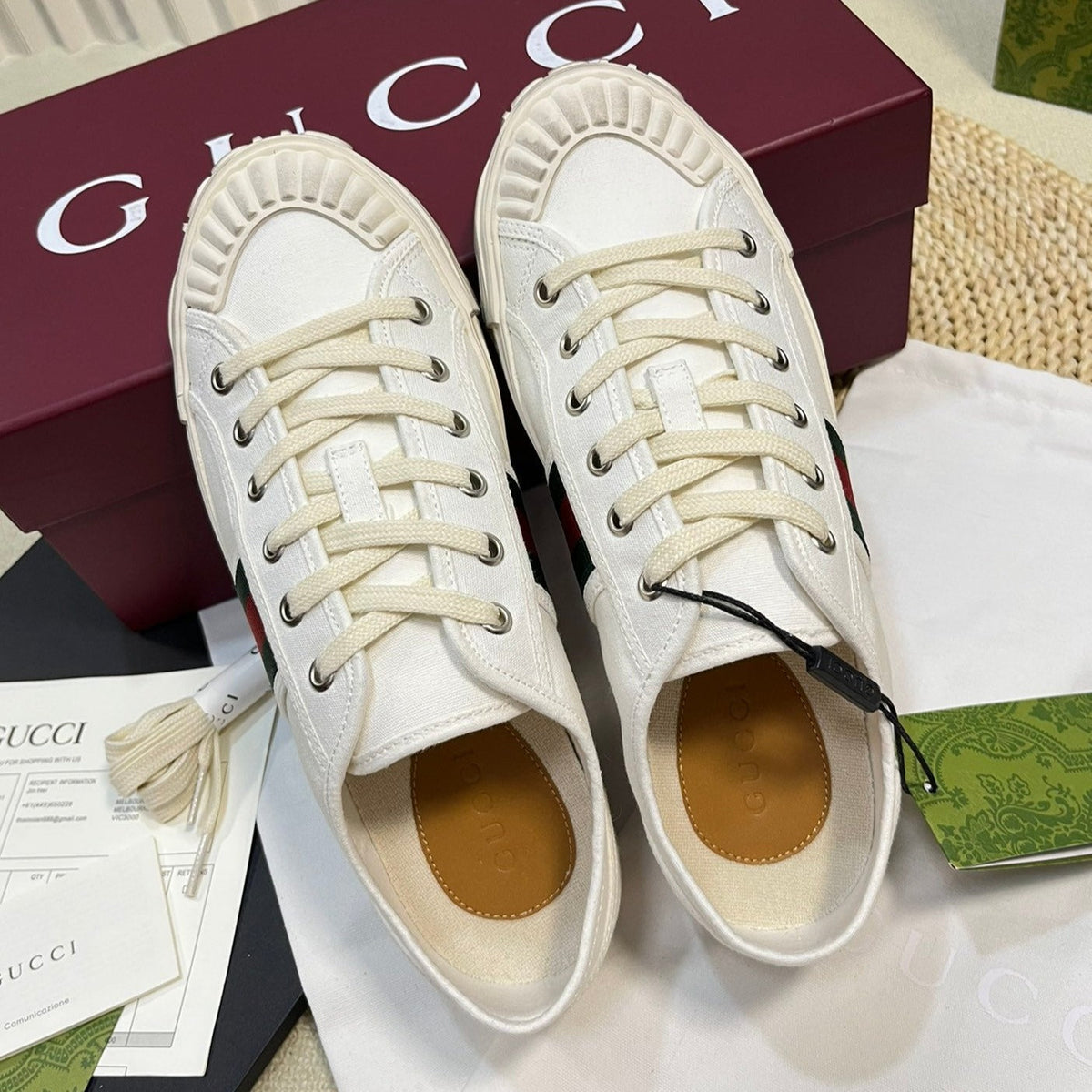 GG Ace signature Sneaker White