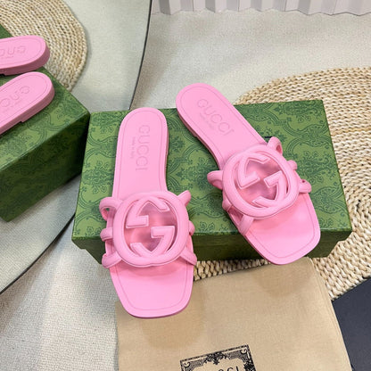 GG Rubber Slide Pink
