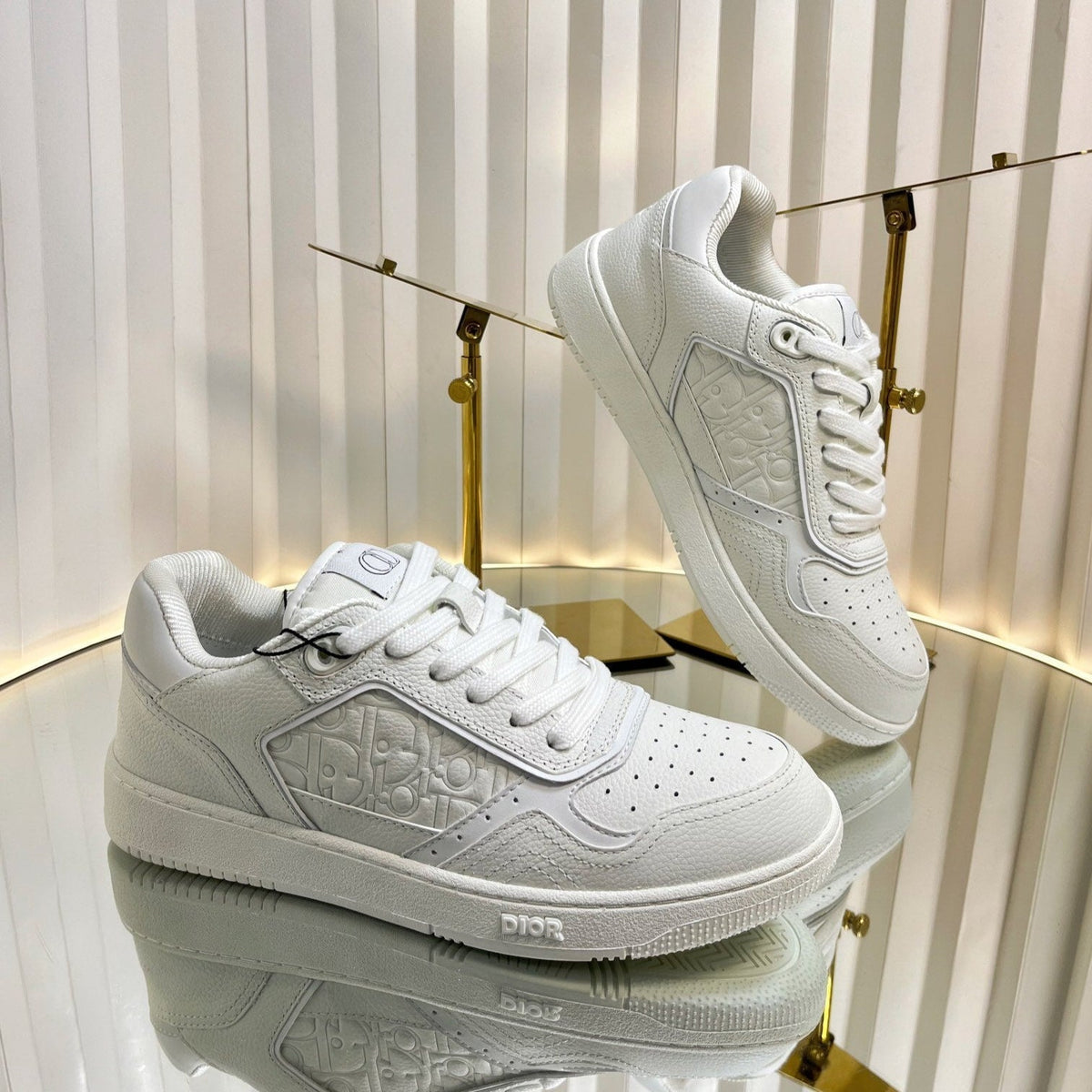 B27 LOW-TOP SNEAKER WHITE SMOOTH CALFSKIN