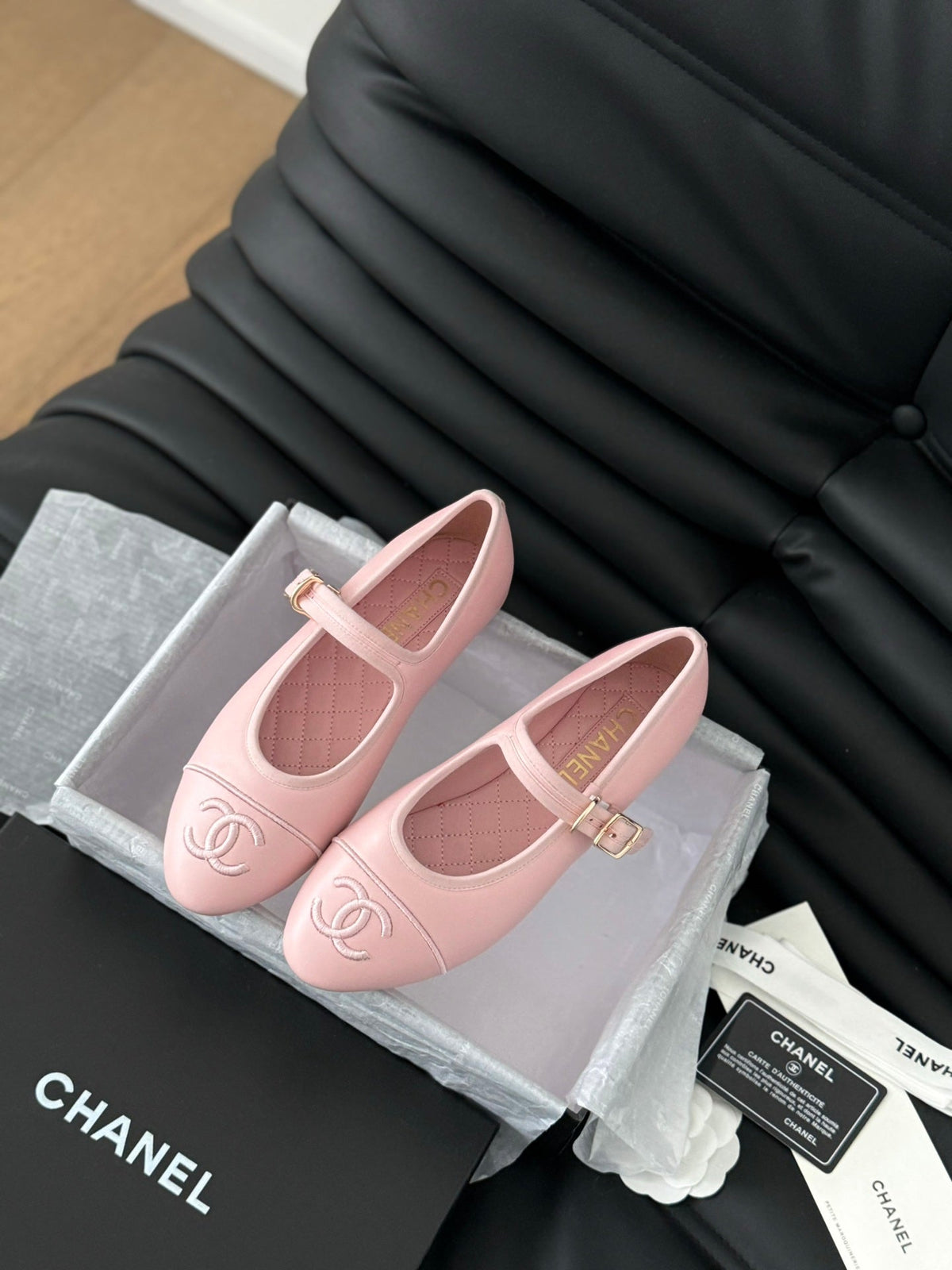 MARY JANE SHOES IN LIGHT PINK LAMBSKIN
