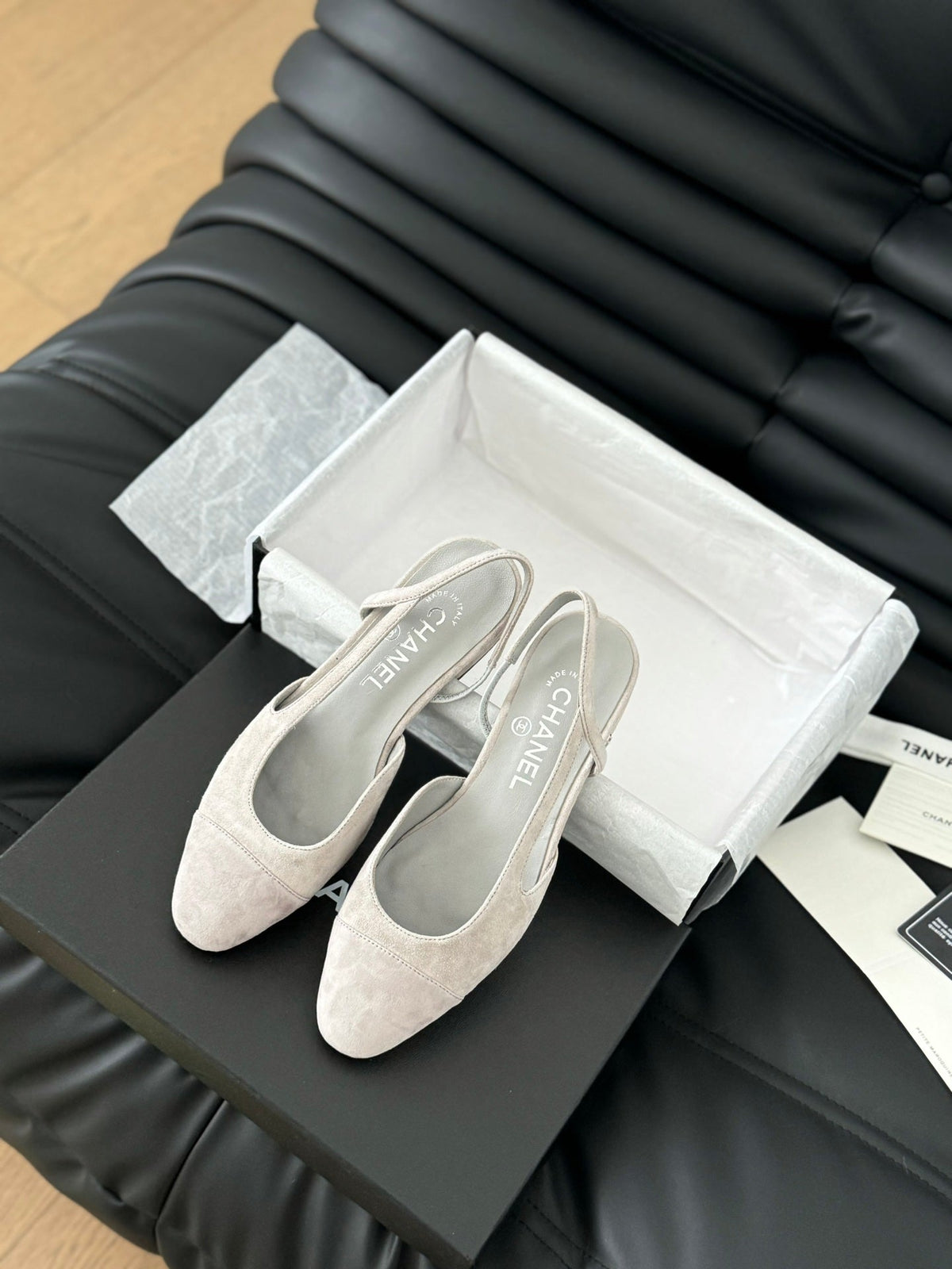 CLASSIC SLINGBACK GREY CLOUD SUEDE