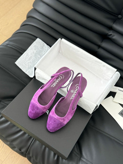 CLASSIC SLINGBACK VIOLET PURPLE SUEDE