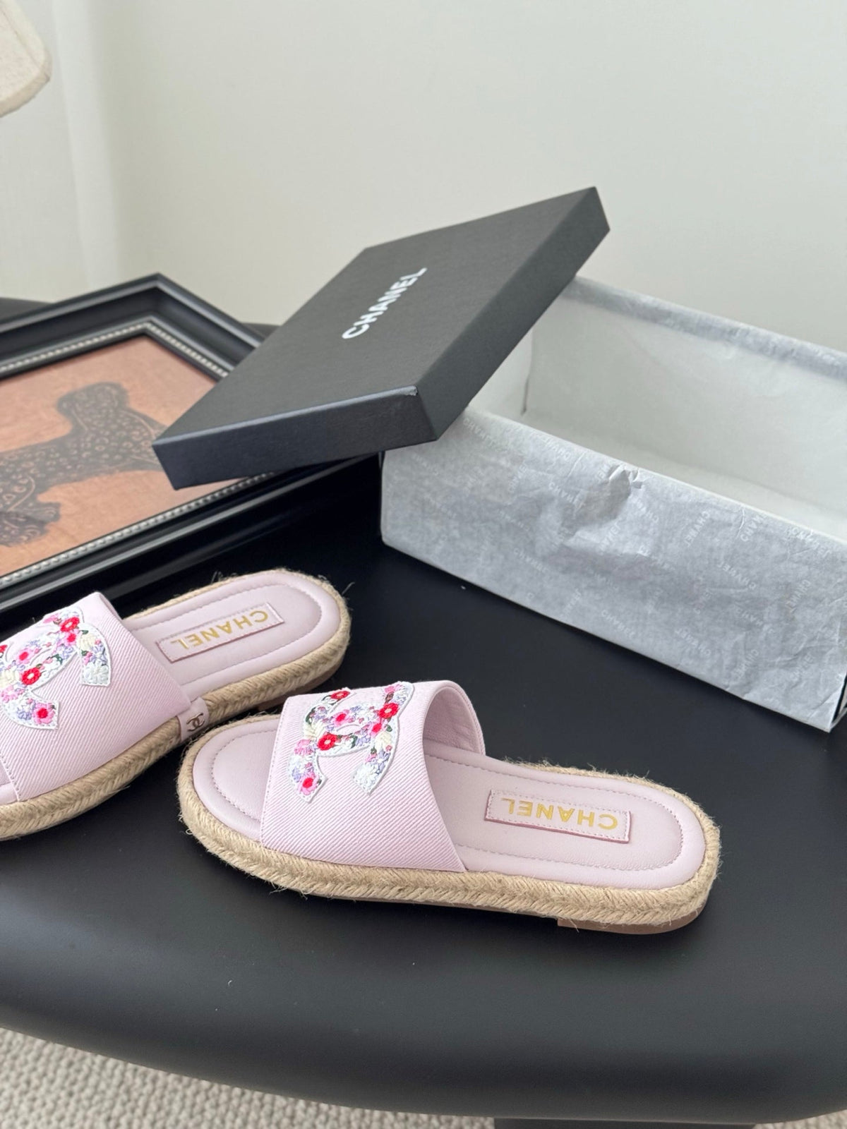 SLIPPERS IN LIGHT PINK SHEEPSKIN MIX FABRIC AND STRAPS BASE
