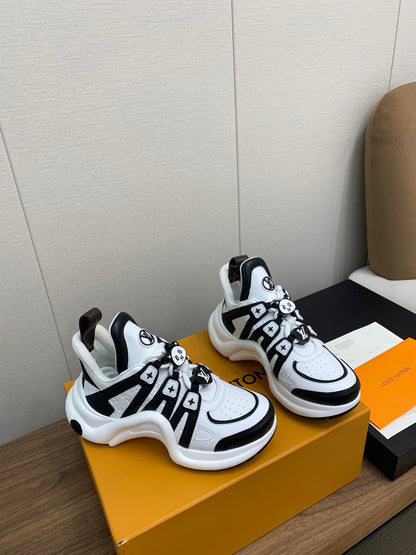LV ARCHLIGHT SNEAKER BLACK MIX WHITE