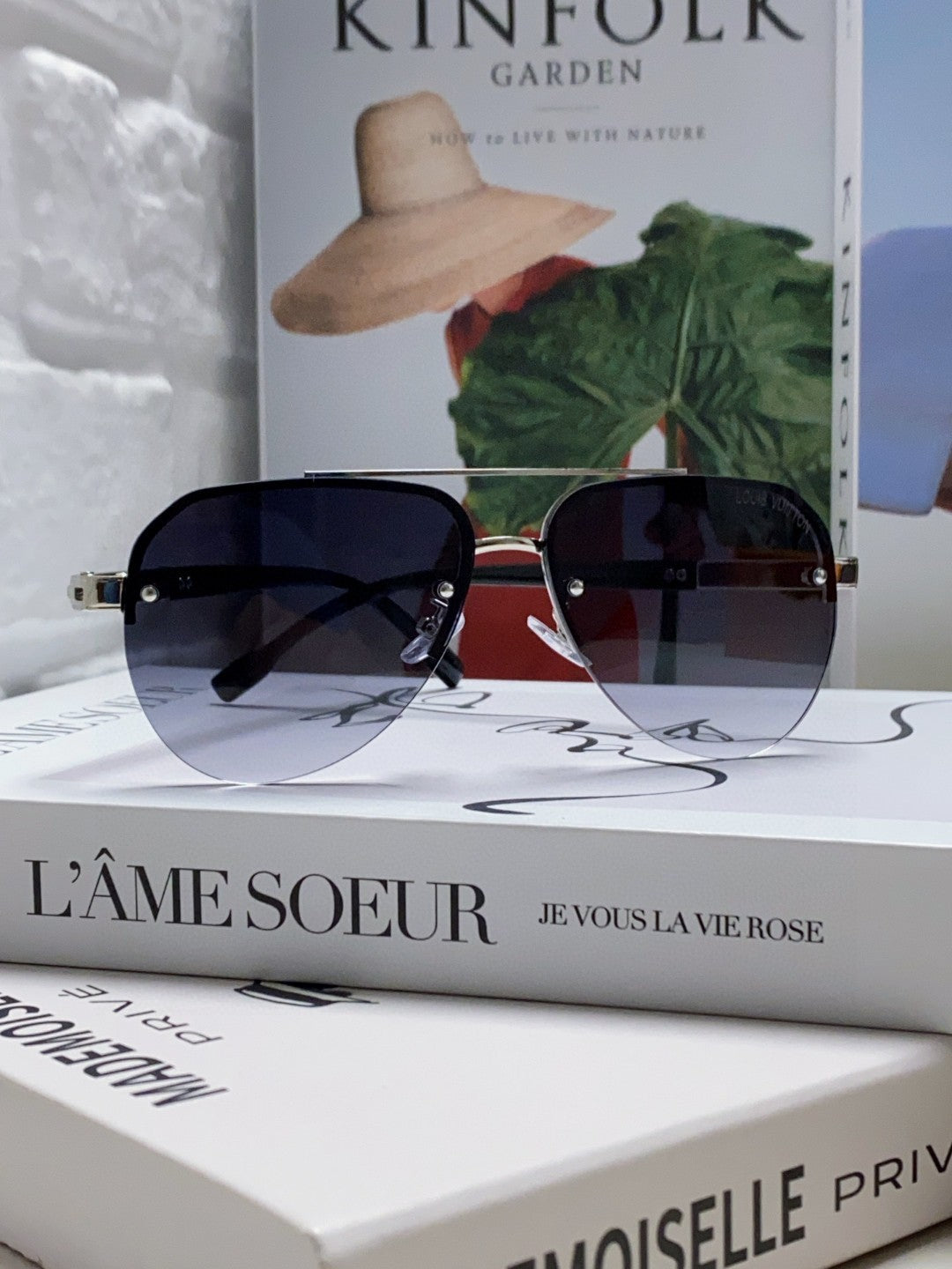 PILOT SUNGLASSES 582590 IN SILVER METAL GREY SMOKE LENSES