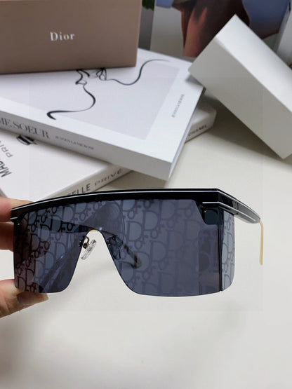 OBLIQUE SUNGLASS CLUB M1U IN BLACK ACETATE