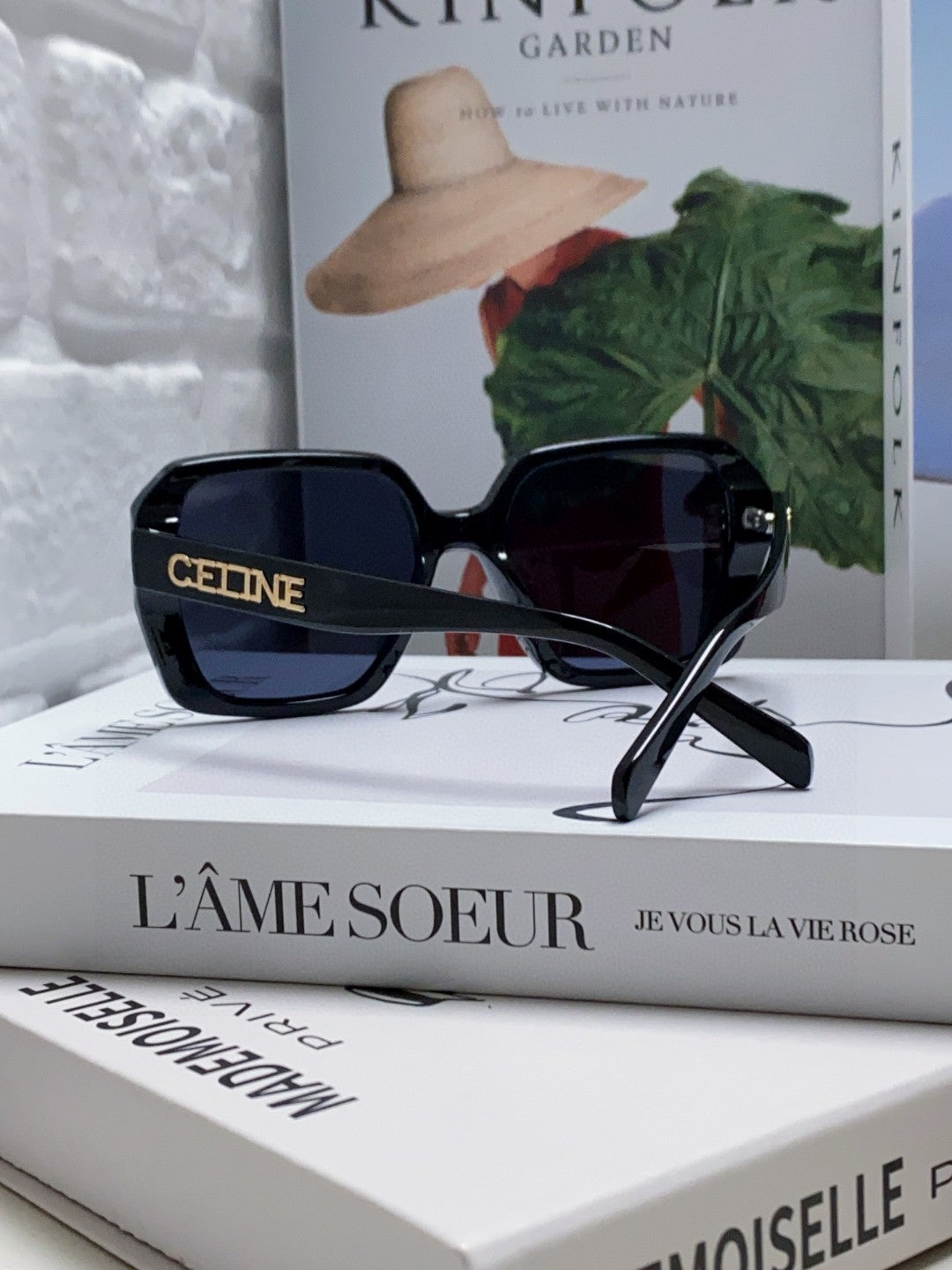 TRIOMPHE SUNGLASSES 548595 IN BLACK ACETATE