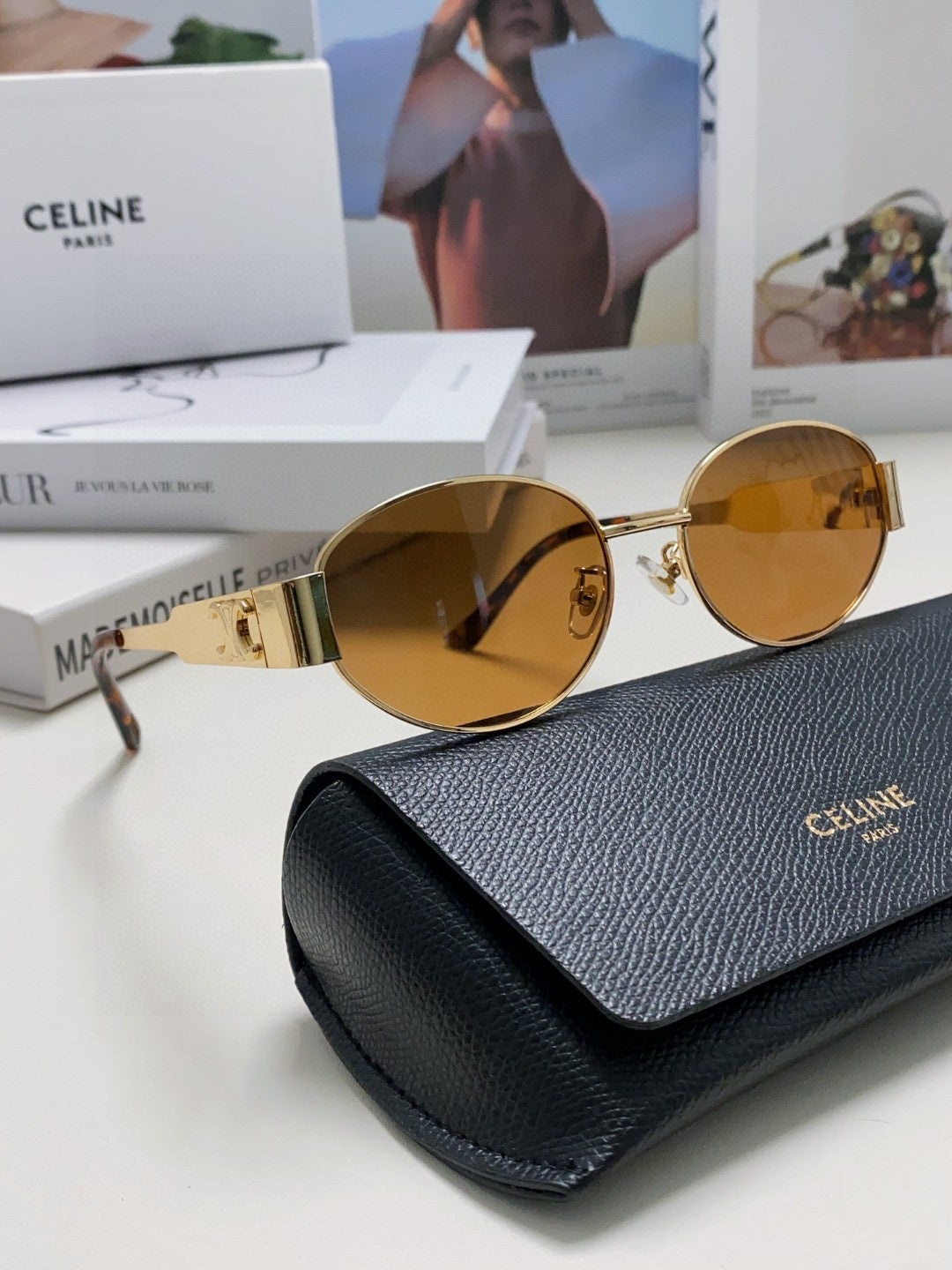 TRIOMPHE SUNGLASSES 548597 IN METAL